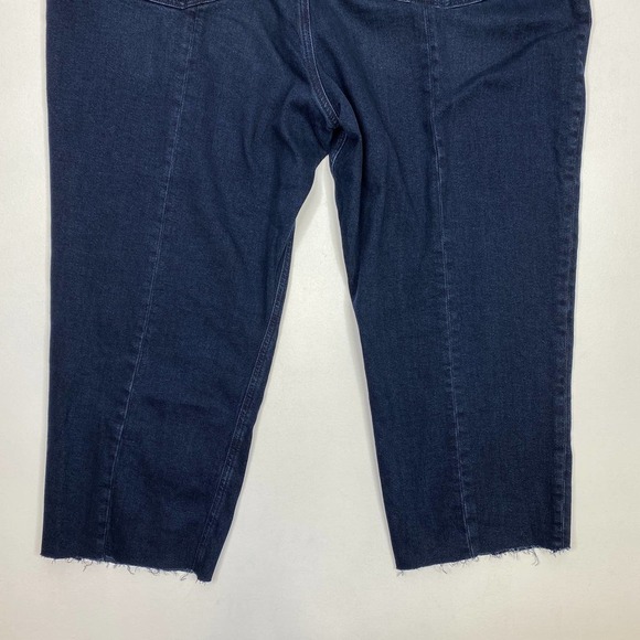 ASOS Denim Dark Wash Cropped Ankle Jeans - Picture 4 of 7